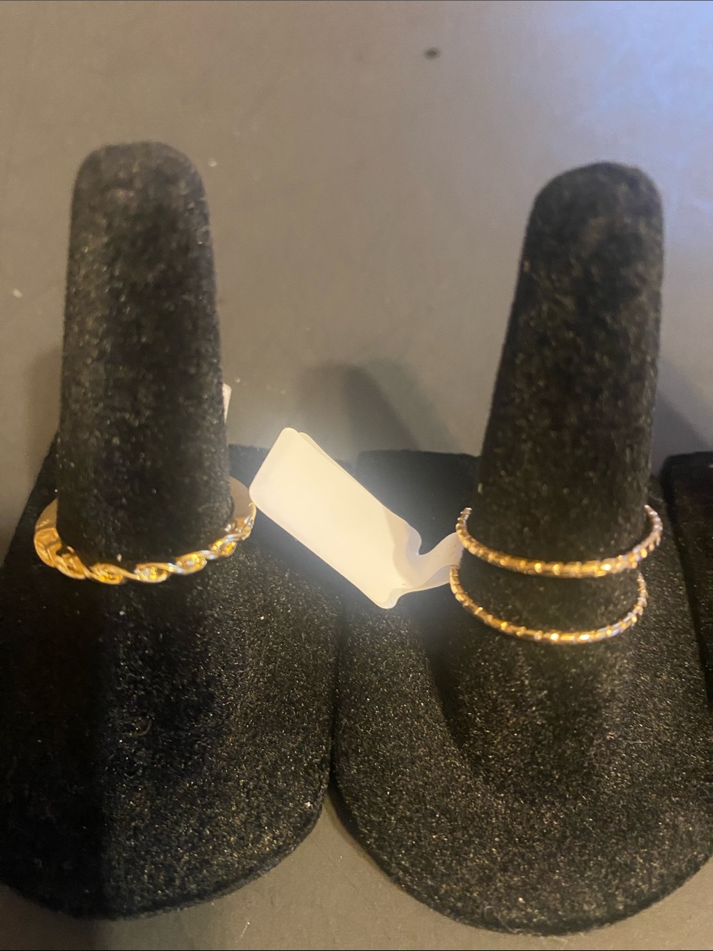 Assorted Women's Gold and Silver Stackable Rings - Multipack - Picture 2 of 4